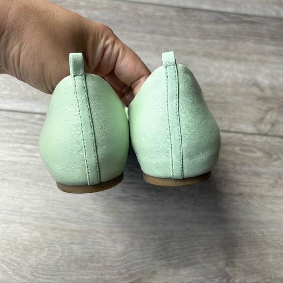 J. Crew Sage Green Soft Leather Ballet Flats - Picture 7 of 15